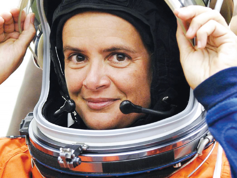 Julie Payette. photo courtesy of NASA