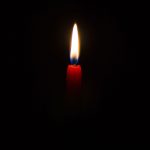 Candle for National Day of Remembrance and Action on Violence Against Women.