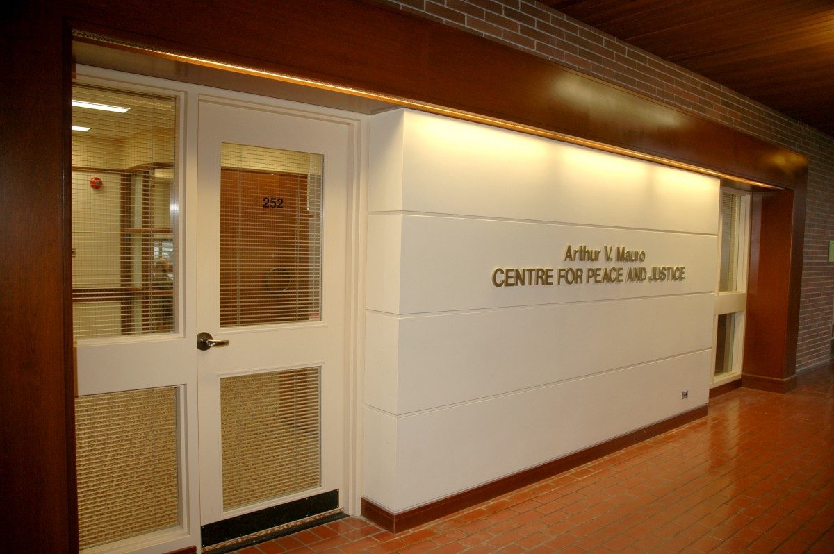 The Arthur V. Mauro Centre for Peace and Justice in St. Paul's College