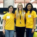 Verna Kroeker (centre) on Open House Day 2018.