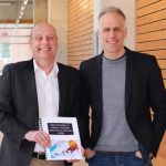 College of Pharmacy researchers Shawn Bugden (l) and Jamie Falk (r) priced and catalogued the major classes of drugs that family physicians see every day.