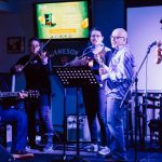 Law Professors lend musical talents to a good cause at the Manitoba Law Students' Association's annual Coffee House.