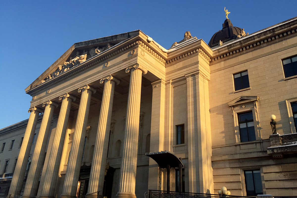 Manitoba legislature.