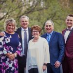 Recipients of the 2018 Distinguished Alumni Awards: (left to right) Tina Jones, Paul Soubry, Jan Lederman, Dr. Lorrie Kirshenbaum, Dr. Shayne Reitmeier