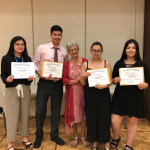 A photo taken by @maddieaurora_ at the Verna J. Kirkness Science and Engineering Education Program celebration dinner.