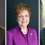 (L-R), Drs. Doug Brown, Netha Dyck, Gady Jacoby