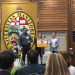 Law Student Zita De Sousa gives her speech about two teachers who impacted her education at the STRR