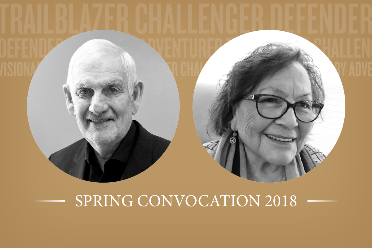 Richard G. Henriquez and Elder Mary Elizabeth Courchene