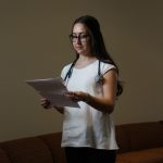 Carly McLellan is studying medicine.