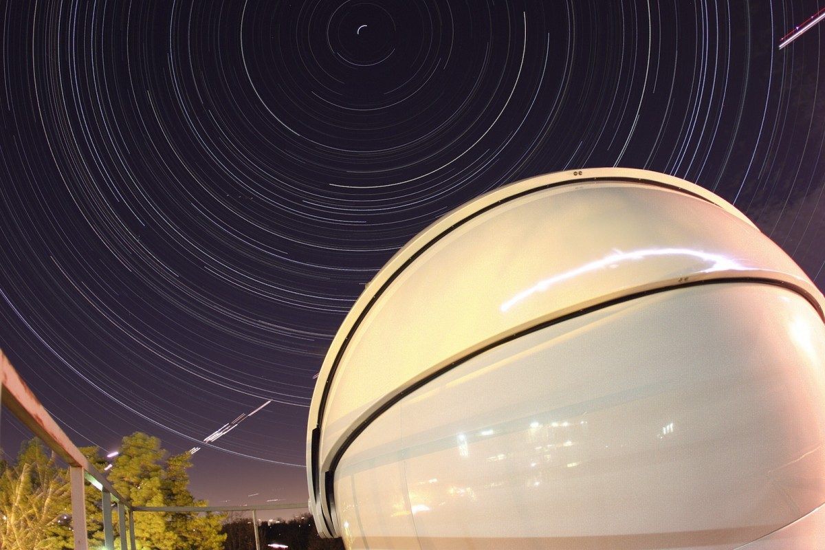 The Ewen telescope on the roof of University College