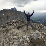 Richard Dupuis on a hike to the top of Ha Ling Peak near Canmore, Alta.