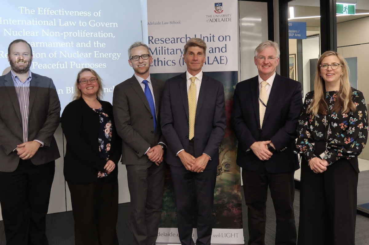 Dr. Jonathan Black-Branch, U of M's Dean of Law, was a visiting scholar this August at Adelaide Law School in Australia.