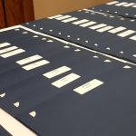 Table with certificates spread across