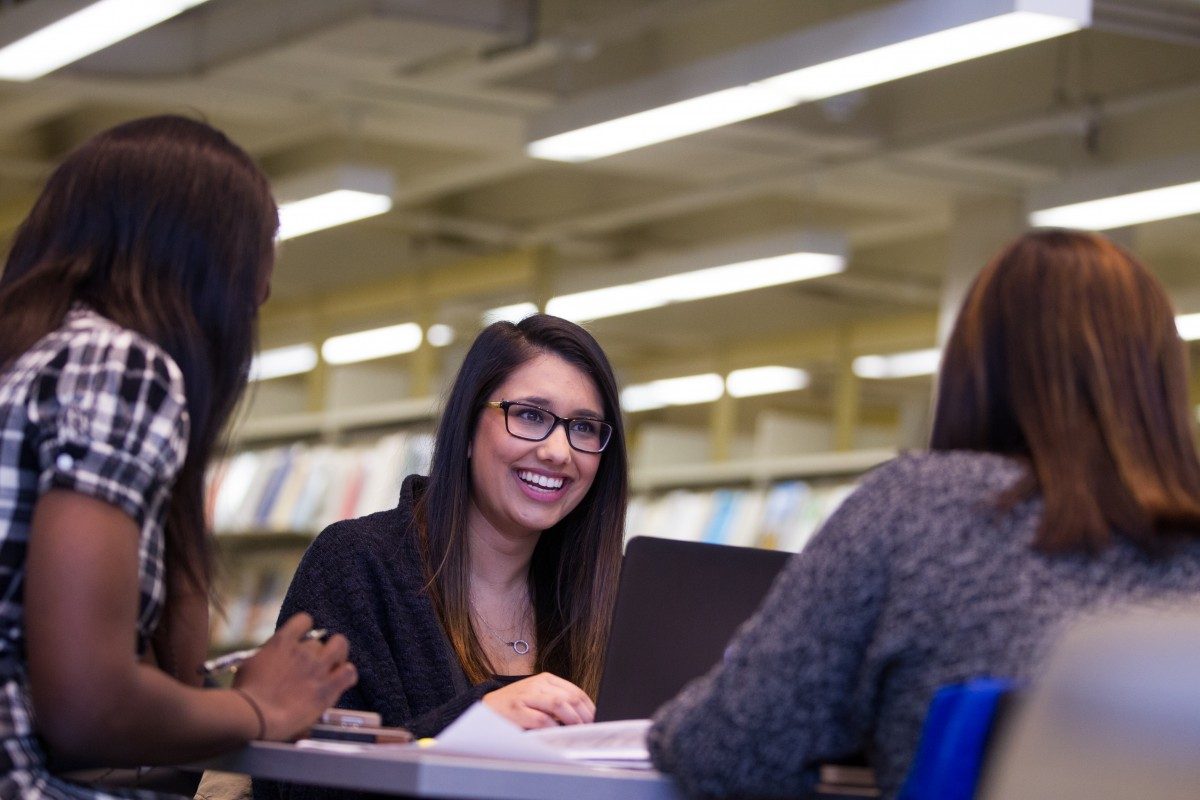 Students in Library