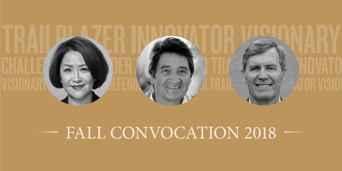 Esther Suen, Ovide Mercredi, and Gregg Hansen