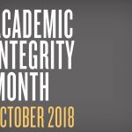 Academic Integrity Month October 2018