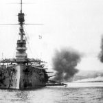 HMS Cornwallis ship supporting the evacuation of Suvla in December