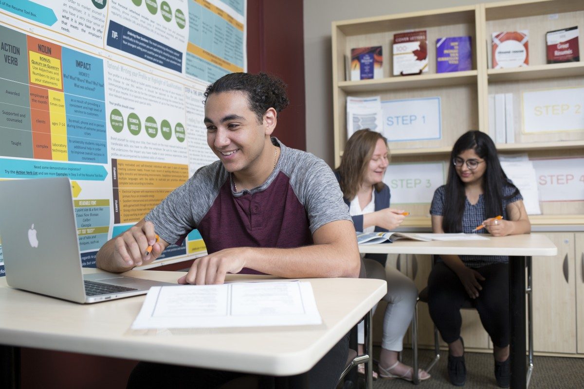 Career services' resumé learning centre