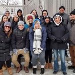 Student's pose with GotBannock founder