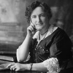Nellie McClung – author, suffragist, social reformer – is considered one of Canada’s most inspirational women. // Photo by Cyril Jessop. Library and Archives Canada.