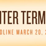 Voluntary Withdrawal (VW) deadline for Winter Term is March 20, 2019