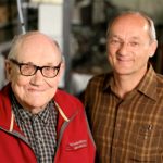 Kenneth G. Standing (left) with Werner Ens.