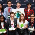 The students behind Sip & Timber, from Nelson McIntyre Collegiate. // Photo by Tony Nardella