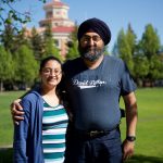 Parent and new student at What's Next? event in June