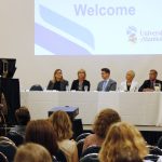 President David Barnard and members of his executive team presented a Report on Responding to Sexual Violence at a campus community session