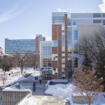 Fort Garry campus in winter