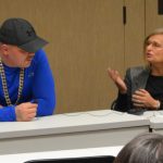 Matt Willan and Chancellor Anne Mahon discuss factors that lead individuals to gangs.