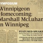 Event poster for Marshall McLuhan event
