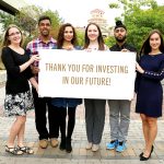 Students thank donors, National Philanthropy Day.