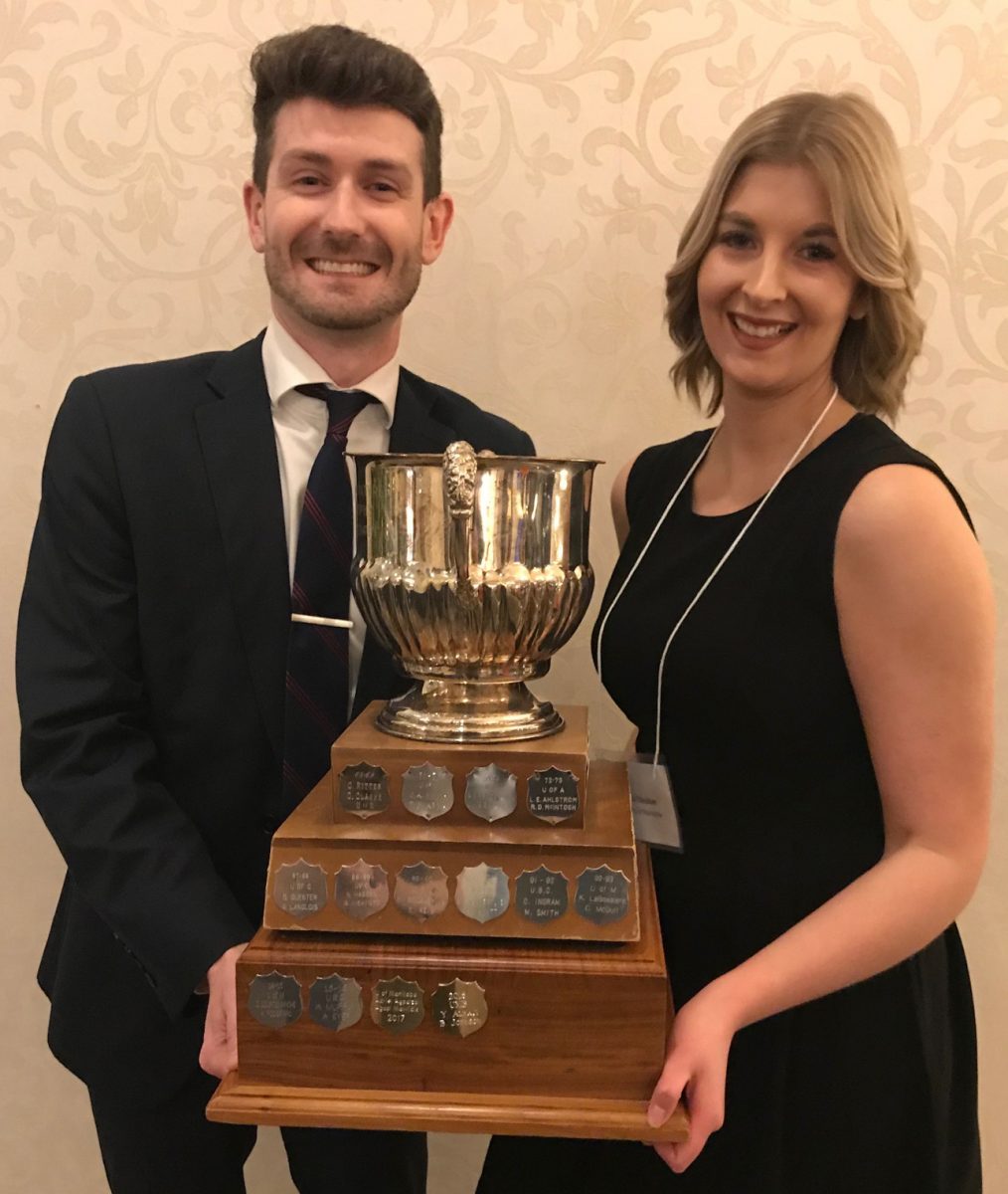 MacIntyre Cup 2020 winners, Keith McCullough and Alyssa Cloutier