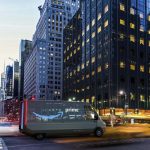 An artist' rendering shows a planned electric delivery van by Rivian. Amazon on Sept. 19, 2019, announced it ordered 100,000 electric delivery vehicles from Rivian. The custom vans are scheduled to begin deliveries by 2021. (Rivian/Handout/TNS)