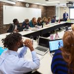 Dr. Kjell Anderson teaches the inaugural Master of Human Rights class at Robson Hall.