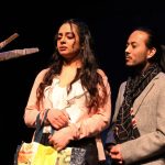 Image of two actors standing. From the play Capture Me.