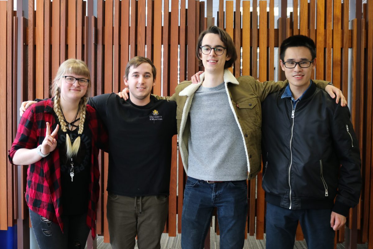 The four Japanese Speech Contest Winners