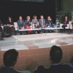 Panelists discuss curbing the impacts of drug addiction at the Visionary Conversations event on March 5, 2020.