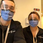 Chris Moskal and Diana Craig, second year medical students