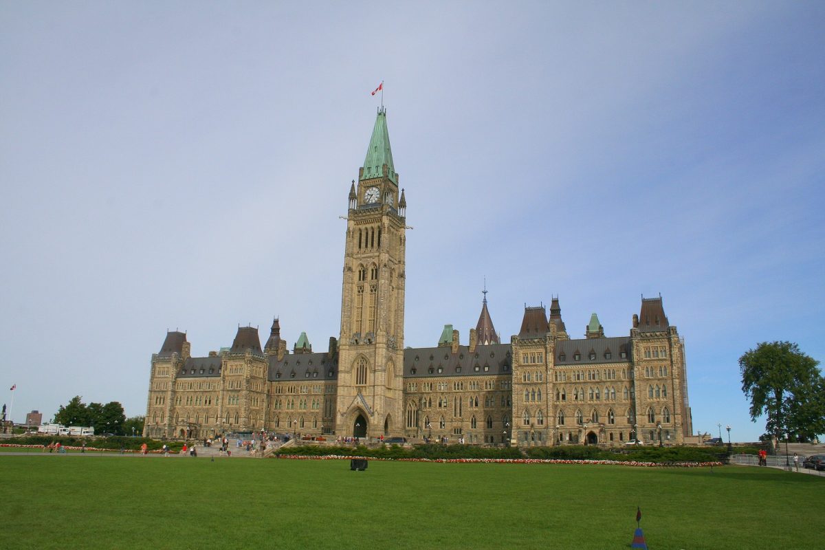Parliament buildings in Ottawa