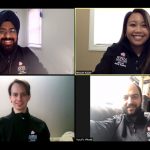 Four Students in Zoom