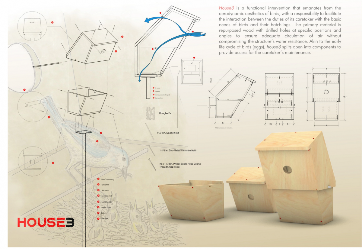 House Bird 3 Home presentation boarda