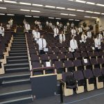 Socially distant White Coat ceremony 2020