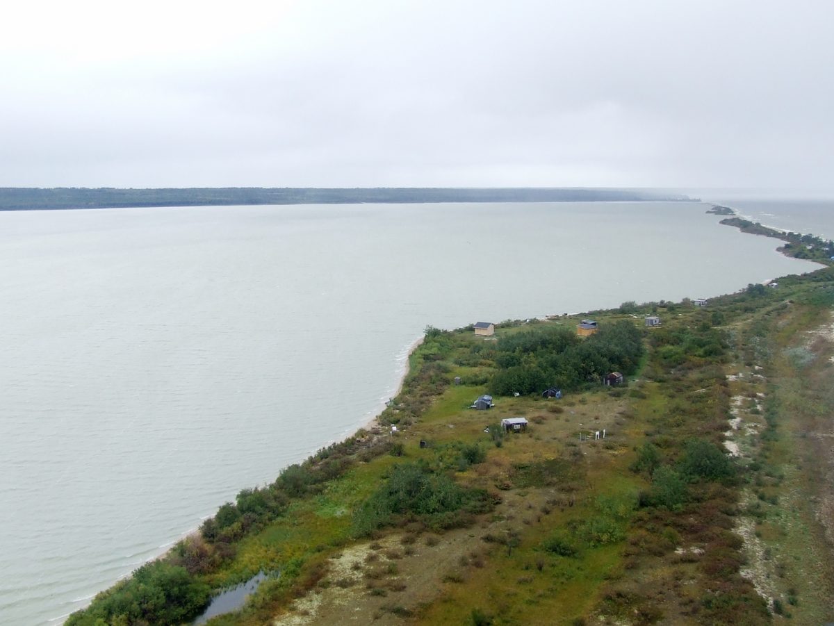 Lake Winnipeg in northern Manitoba