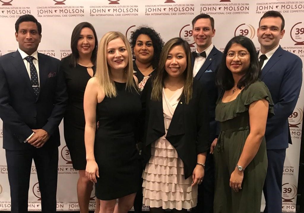 Group of 8 MBA students