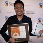 Winner of UM's 2020 3MT competition, Toby Le