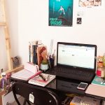 Work from home desk set up