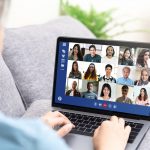 back-view-of-woman-on-video-call-with-others