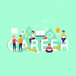 Career Month Graphic with Career Text